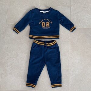 Janie and Jack Blue Set